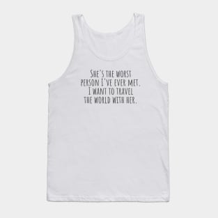 Travel The World Tank Top